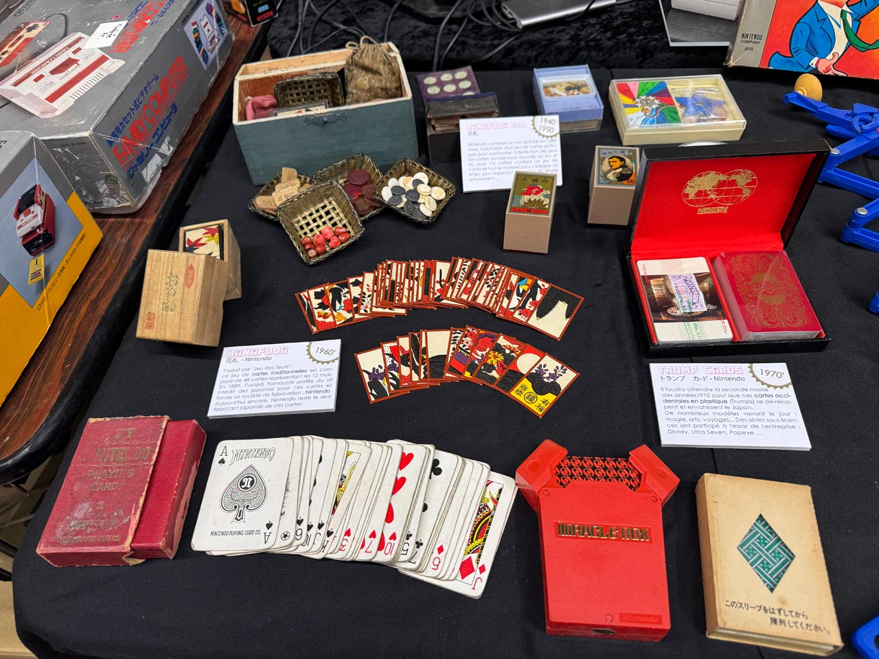 Hanafuda and Western gaming cards from Nintendo