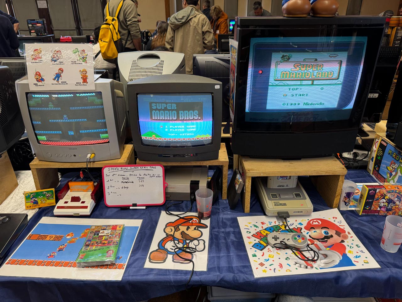 Mario Bros, Super Mario Bros and Super Marioland